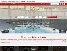 Tablet Screenshot of lapiconerahotel.es